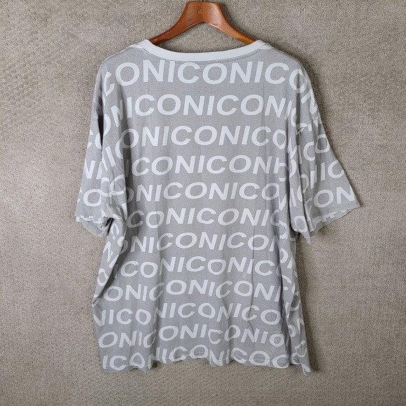 Sacred Crown Shirt Mens 5XL Gray Graphic Iconic All Over Print Short Sleeve - Picture 5 of 9